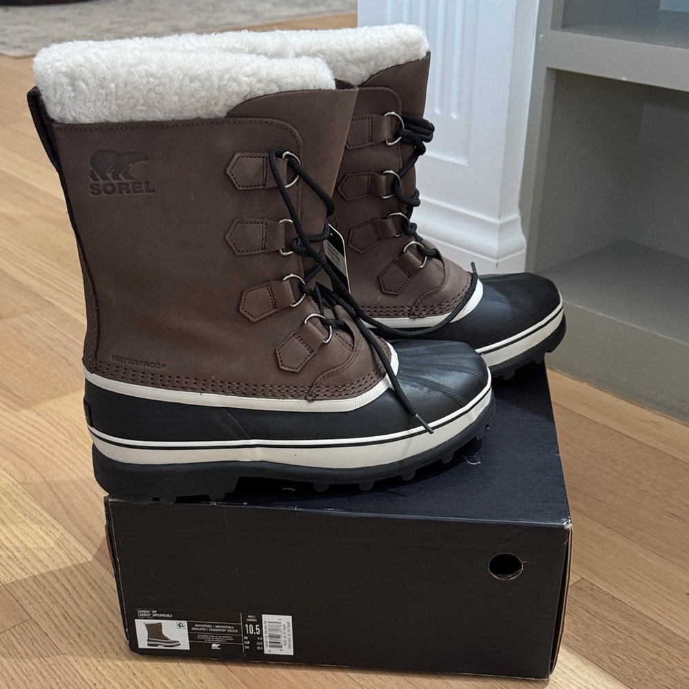 Sorel Brown and Black Insulated Boots